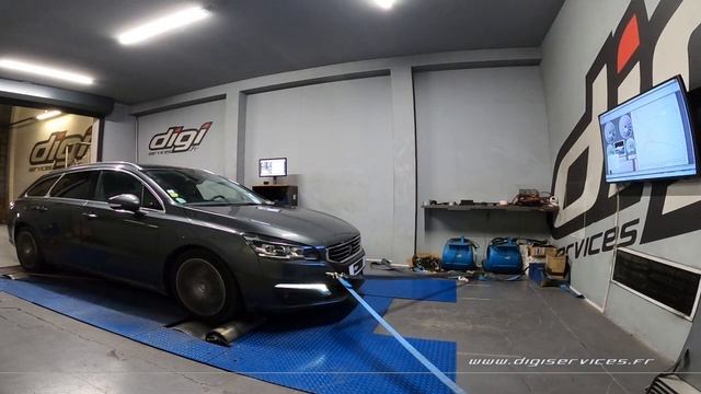 Peugeot 508 2.0 Bluehdi 180cv AUTO Reprogrammation Moteur @ 191cv Digiservices Paris 77 Dyno смотреть онлайн