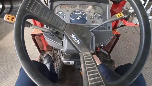 Мини-трактор Kubota GL-260 смотреть онлайн