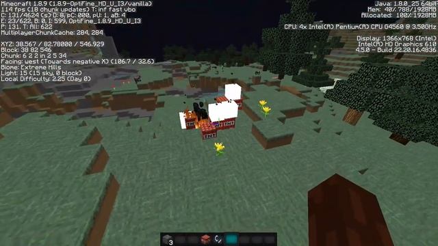 Minecraft on Intel Pentium G4560 смотреть онлайн