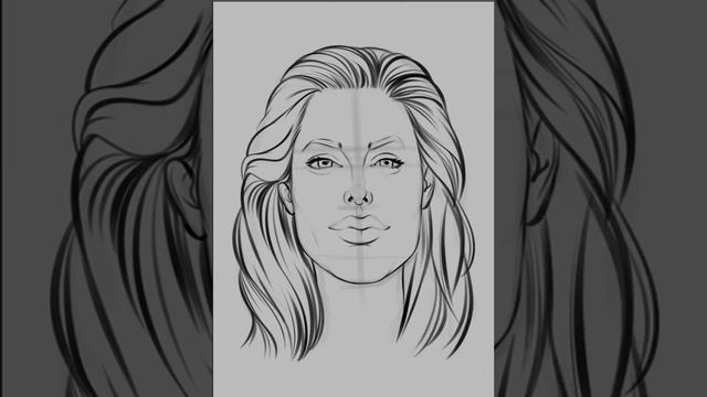 Digital Portrait | Angelina Jolie | Time-Lapse Drawing смотреть онлайн