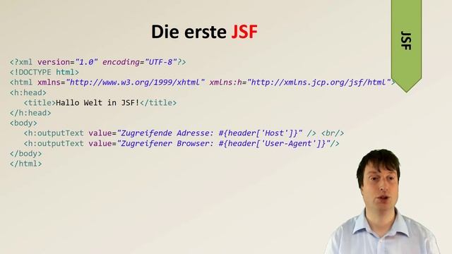 09 - Java Server Faces (JSF) mit CDI: Erste JSF смотреть онлайн