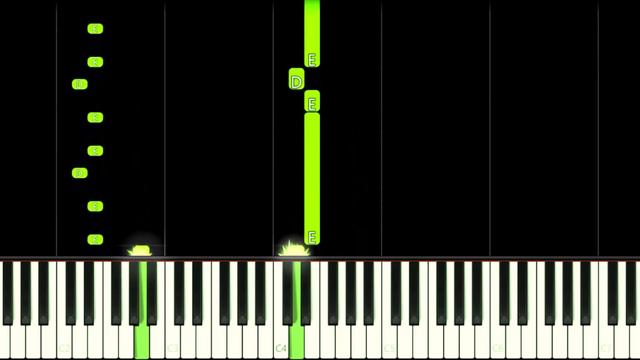Follow Me | Minecraft FNAF Song - EASY Piano Tutorial смотреть онлайн