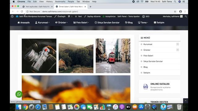 Rota Wordpress Teması - Foto Galeri Sistemi смотреть онлайн