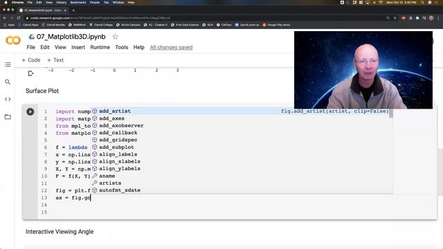 Python Video 07d: Plotting Contour and Surface Plots with Matplotlib смотреть онлайн
