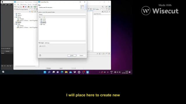 Python programming class 2: How to create new project and file in python смотреть онлайн