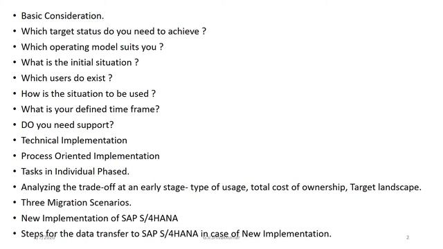 Preparing the Migration of SAP S/4HANA. смотреть онлайн