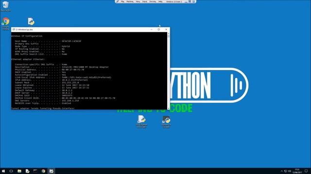 Python - Subprocess - Command Prompt Commands смотреть онлайн