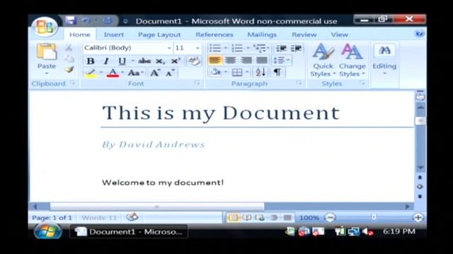 Computer Hardware & Software Tips : Microsoft Word 2007 Tutorial смотреть онлайн