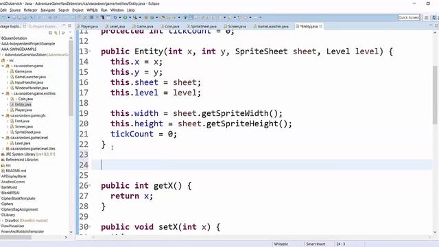 Adventure Game - Making an class hierarchy смотреть онлайн