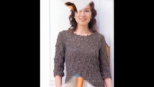 Женские Модели Джемперов Спицами - 2019 / Women's sweaters spokes models /Pullover stricken Speiche смотреть онлайн