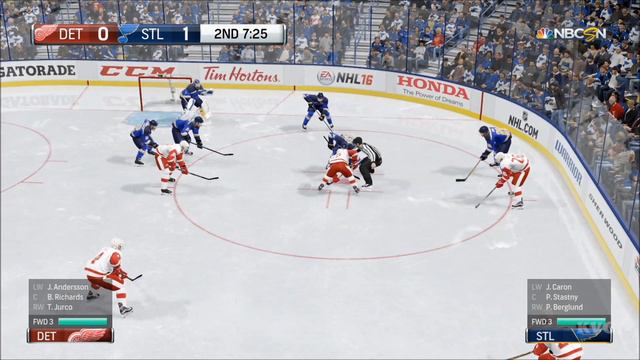 NHL 16 - Detroit Red Wings vs St. Louis Blues Gameplay (XboxONE HD) [1080p60FPS] смотреть онлайн