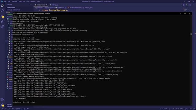 95.- Curso Django 2 | MIDDLEWARE: Process View смотреть онлайн