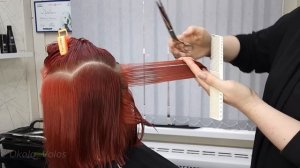 Стрижка Шегги / Стрижка на среднюю длину волос / сёрф-волны / shaggy haircut