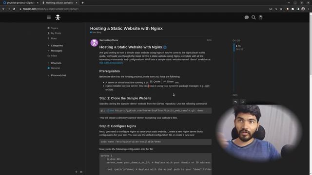 Hosting Static Website With Nginx on VPS . #nginx #hosting смотреть онлайн