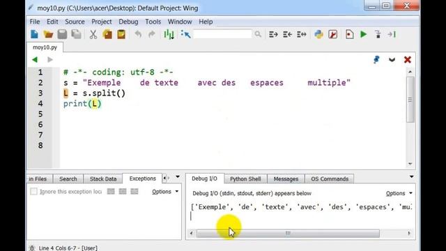 Exercice Python, Supprimer Les Espaces Multiples Dans Un Texte En Python смотреть онлайн