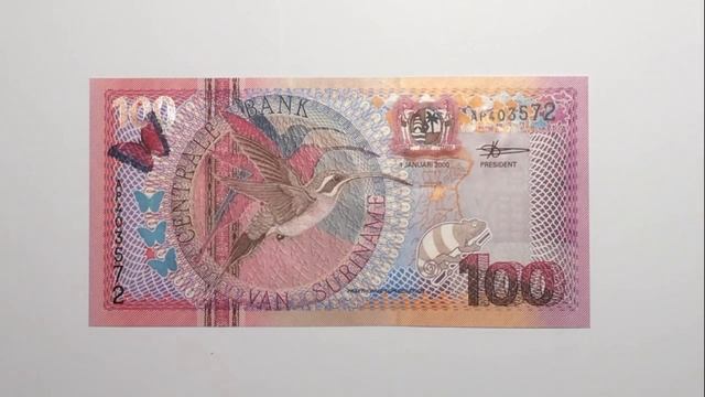 #распаковка и #обзор посылки с банкнотами №38 БАНКНОТЫ СУРИНАМА!!! смотреть онлайн