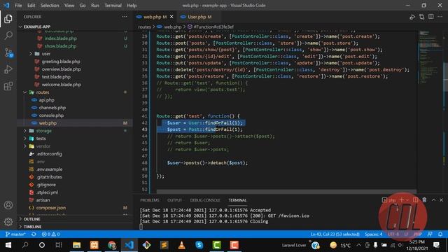 56 Part 3 Many to Many Relationship in Laravel | Pivot Table in Laravel | Relationships in Laravel смотреть онлайн