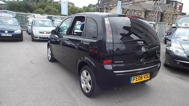 2008 Vauxhall Meriva Design 1.6 Black - See all our used cars for sale in brighouse смотреть онлайн