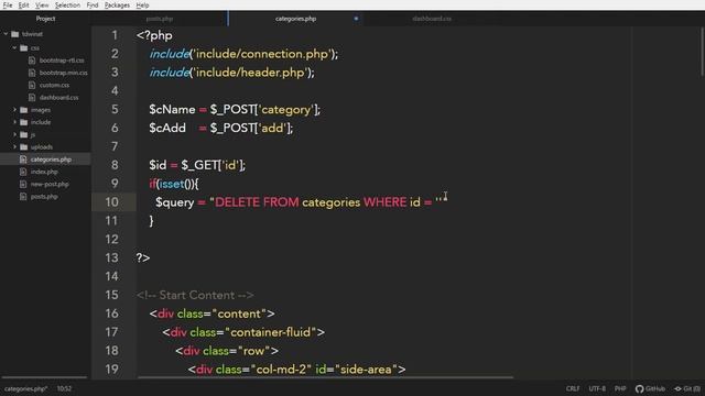 16 - مشروع مدونة إلكترونية | PHP & MYSQL | برمجة لوحة التحكم (6) смотреть онлайн