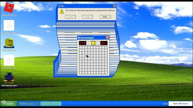 ROBLOX Windows Error Sim - Making it lag while playing minesweeper смотреть онлайн