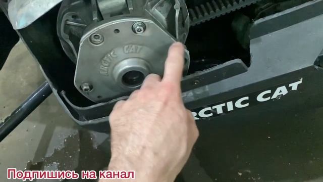 Замена пружины ведущего вариатора Arctic cat m800. Почему снегоход не едет? Захлёбывается смотреть онлайн