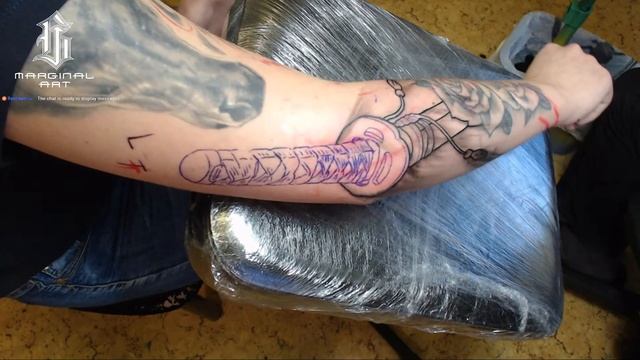 Татуировка Японская сабля "катана". смотреть онлайн