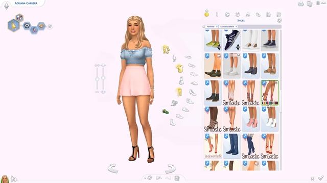 MY CC SHOE COLLECTION | Sims 4 Custom Content Showcase (Maxis Match) смотреть онлайн