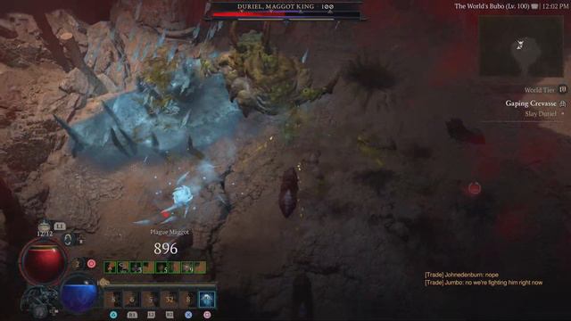 Diablo 4 Ice Spike Sorcerer 1 min Uber Duriel Solo смотреть онлайн