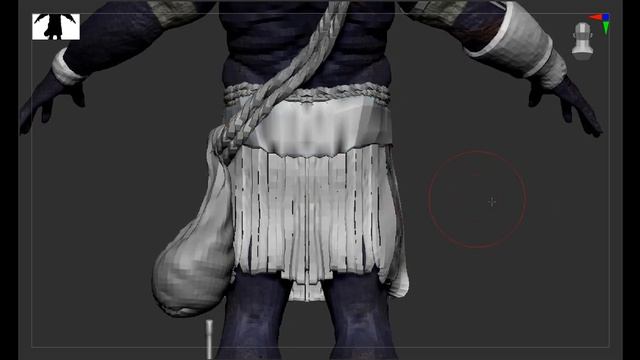 Movie#42 - Orc Peasant W 791ktris W Ztl