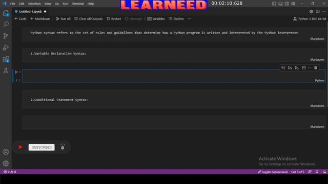 PYTHON SYNTAX | HOW TO ASSIGN VALUE IN VARIABLE смотреть онлайн