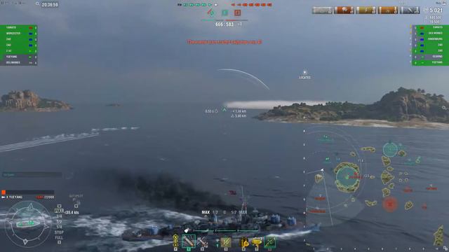 World of Warships - Clan Battle R-F vs. ARP смотреть онлайн
