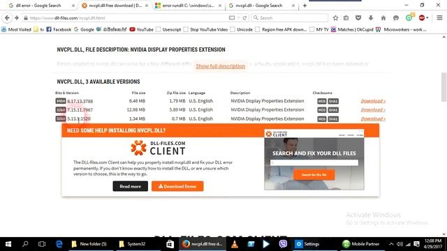 How To Fix .dll File Errors Missing on Windows for free - sinhala смотреть онлайн