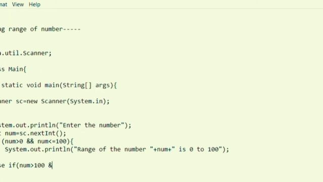 Java Tutorials for begginners||Finding range of number || if elseif uasge || Basics java program смотреть онлайн
