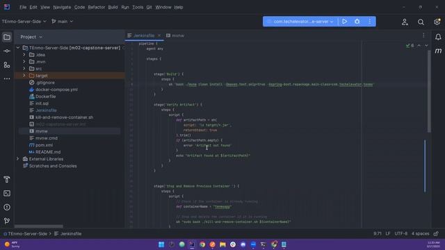 How to deploy a Spring Boot project using mvmw on an AWS server running Jenkins смотреть онлайн