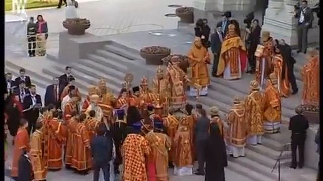 Кронштадт. Морской Никольский собор. Звон на крестный ход. смотреть онлайн