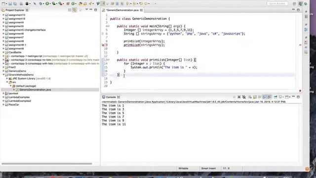 Java generics intro смотреть онлайн