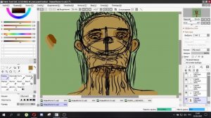 Учусь рисовать в SAi!!!!(Как рисовать в Sai) Seed Art (часть 1 Скетч )