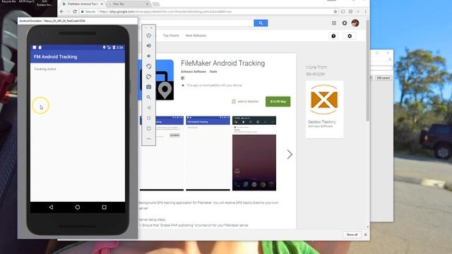 FileMaker Android GPS Tracking System смотреть онлайн