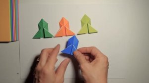 ОРИГАМИ из бумаги  ↘ Ракета ↙ Оригами для детей // Origami // Rocket // 종이접기 ▶로켓◀