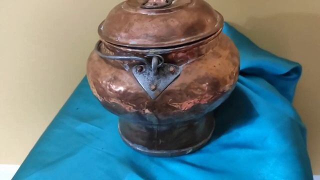 Антикварный медный бидон XIX века