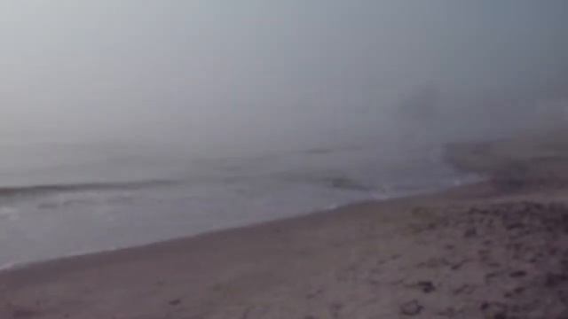 Плотный туман на берегу Чёрного моря в Одессе смотреть онлайн