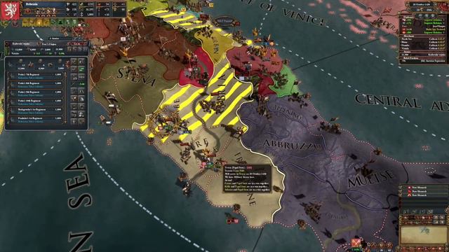 Bohemia Rising - EU4 - M&T 3.0 Alpha - 17 - The Empire expands to Umbria смотреть онлайн