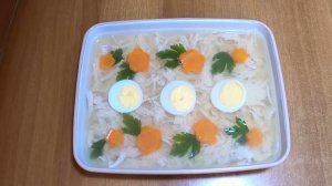 Заливное из курицы. Нежное, вкусное. Для ужина и праздника