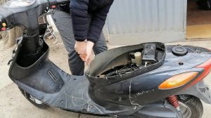 Восстановление пластика Yamaha Jog Sa36.Ремонт,покраска пластика Jog 36.