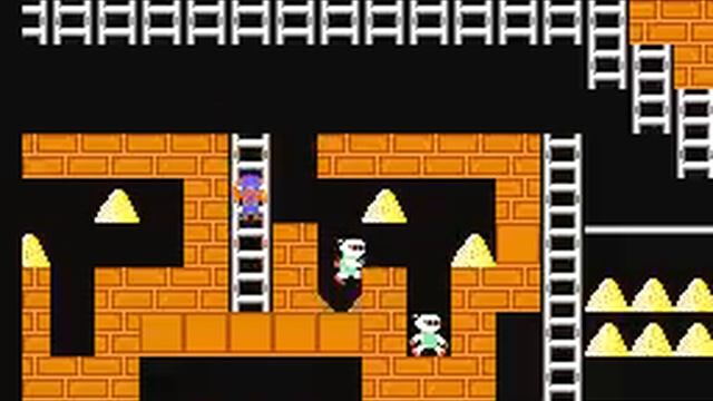 NES Championship Lode Runner Stage21-30 (walkthrough) смотреть онлайн