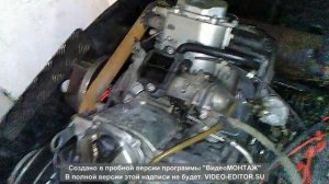 снегоход рысь установка с двигателем  лифан 22лс  рысь 440 ремонт снегохода