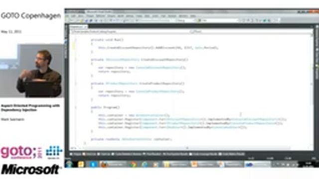 GOTO 2011 Copenhagen CPH Aspect Oriented Programming with Dependency Injection смотреть онлайн