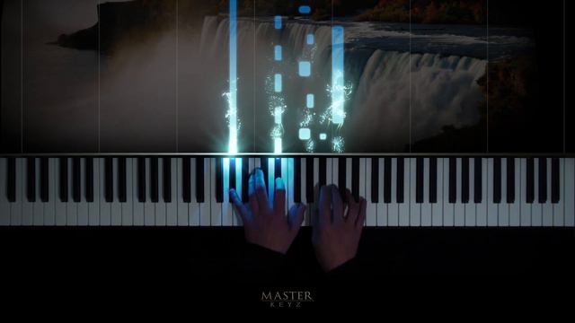 DAVID LANZ - Behind The Waterfall. 1985 ~ Piano Cover Arrangement. смотреть онлайн