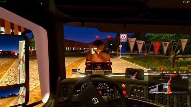 American Truck Simulator карта Марио на Volvo VNL670 смотреть онлайн