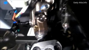 Устранение стука в рулевой колонке Geely Atlas